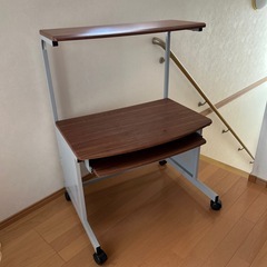 パソコンラック(座卓　キャスター付き)の画像