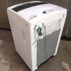 ¥4000/01/山善 全自動全自動洗濯機 5.0kg YWMA-50(W) ホワイト 2020年製 ステンレス槽 槽洗浄 槽乾燥 予約タイマー ひとり暮らし 通電確認済みの画像