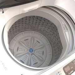 ¥4000/01/山善 全自動全自動洗濯機 5.0kg YWMA-50(W) ホワイト 2020年製 ステンレス槽 槽洗浄 槽乾燥 予約タイマー ひとり暮らし 通電確認済みの画像