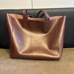 トートバッグ　ブラウン　中古の画像