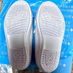 上履き　白　うわばき　14センチの画像