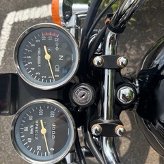 GN125H 黒　吸い込み　整備済　カスタム　旧車　スズキ　GS400 ザリ　ゴキ　バブ　FT の画像