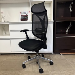 【超美品‼️】定価235,070円♪ オカムラ オフィスチェア サブリナシリーズ 事務椅子 イス エクストラハイバック ブラック♪の画像