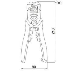 多機能ワイヤーストリッパー 多機能プライヤー ストリップ・カット・圧着対応 DIY 機械 自動車 電気器具 配線作業 ケーブル皮むき 10から24 AWG　 まとめ買い歓迎　卸ます　アマゾン引き上げ商品　倒産品　ネット商材　転売　卸し　問屋　転売OK　アマゾン　商品　景品　コンペの画像