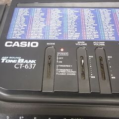 キーボード CASIO カシオ SOUND TONE BANK CT-637の画像