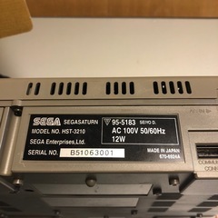 値段交渉歓迎　セガサターン　本体　ジャンク扱いの画像