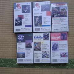 差し上げます：書店売りビデオマガジン、Rideo ON他６本の画像