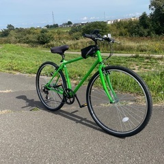 札幌白石区！美品！クロスバイク　自転車　700の画像