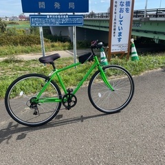 札幌白石区！美品！クロスバイク　自転車　700の画像