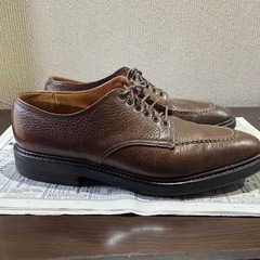 Alden ブラウン 革靴の画像