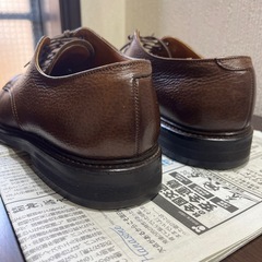 Alden ブラウン 革靴の画像