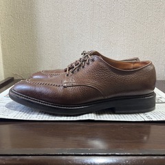 Alden ブラウン 革靴の画像