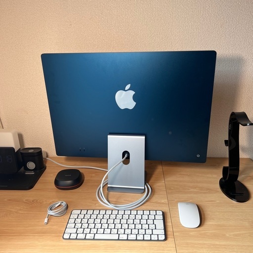 デスクトップパソコン apple imac m1 24inch babyblue