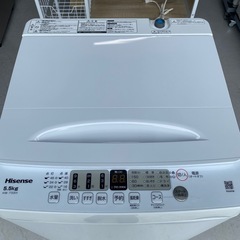 洗濯機【美品】　2023年製　ハイセンスHW-T55H  5.5kg 小倉北区の画像