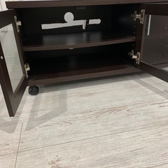テレビ台　茶色　使用感ありの画像