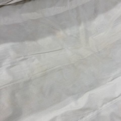 【ジモティー割引で最大15％OFF⭐️】白 ソファ チェック柄カバー付きの画像