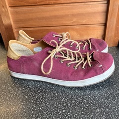 K2509-401 VANS SURF SIDERS ローカット スニーカー V3300CVS 26cm ワインレッド 麻紐 汚れ有りの画像