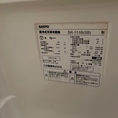 Sanyo 冷蔵庫  109Lの画像