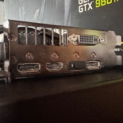 ASUS 980ti　グラフィックボードの画像