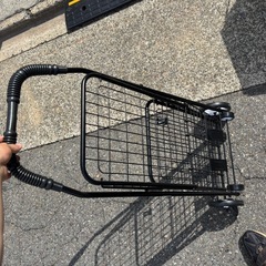 ワイヤーカート 4輪 折りたたみ ［5台あります］アウトドア お買い物 お散歩 の画像