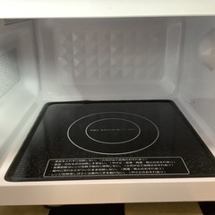 【リサイクルサービス八光】2024年製　アイリスオーヤマ　18L　フラットテーブル電子レンジ　IMB-F186-Wの画像