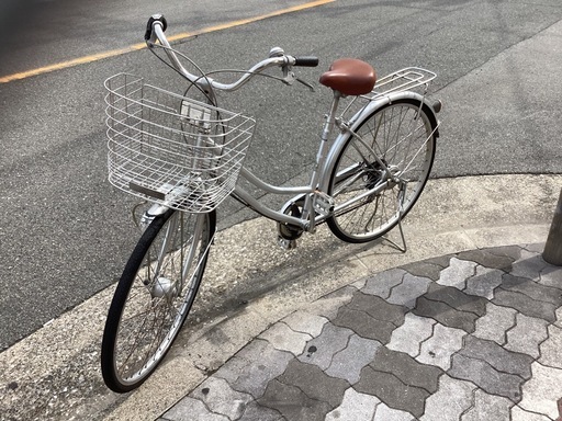 ♪ジモティー特価♪装備充実！！27インチ中古自転車　シマノ製外装６段＋自動点灯ＬＥＤオートライト