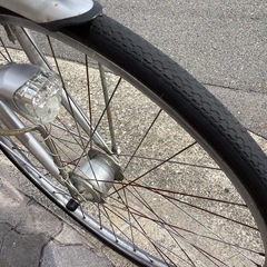 ♪ジモティー特価♪装備充実！！27インチ中古自転車　シマノ製外装６段＋自動点灯ＬＥＤオートライトの画像