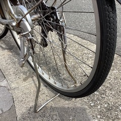 ♪ジモティー特価♪装備充実！！27インチ中古自転車　シマノ製外装６段＋自動点灯ＬＥＤオートライトの画像