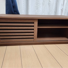 ニトリ　テレビボード　ブラウンの画像