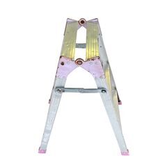 アルインコ 3段 脚立 ピンク 現状品 基本引き取り限定 神奈川県横須賀市の画像