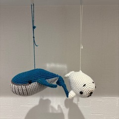 クジラとゴマアザラシのオブジェ
の画像
