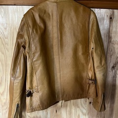 schott NYC ライダースジャケット　L相当　
ブラウンの画像