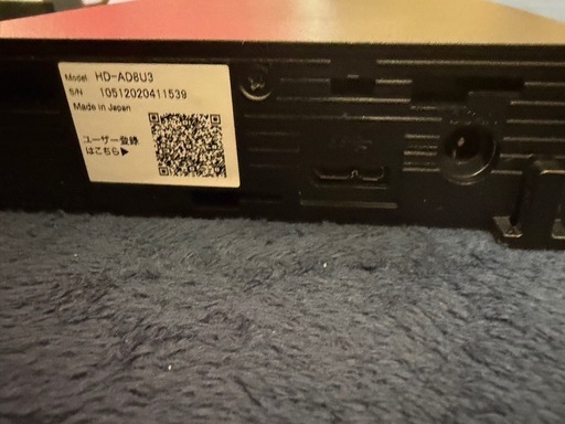 BUFFALO 外付けHDD 8TB
