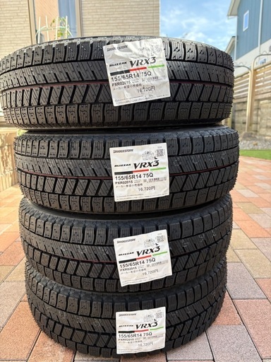 【スタッドレス新品】155/65r14 VRX3