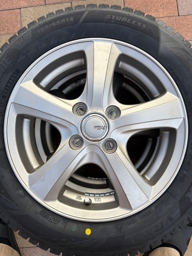 【スタッドレス新品】155/65r14 VRX3