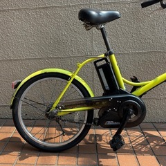 【バッテリー交換済み】Panasonic パナソニック　シュガードロップ　ピスタチオ　電動アシスト自転車 の画像