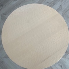 サイドテーブル　木目の画像