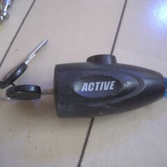 ACTIVE製　ワイヤーロック　スペアキー付の画像