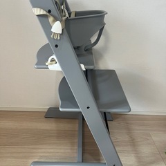 ストッケ トリップトラップ 子供椅子 木製 ハイチェア ベビーセット付 STOKKE TrippTrapp ベビーチェアの画像