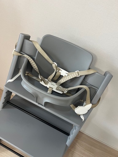 ストッケ トリップトラップ 子供椅子 木製 ハイチェア ベビーセット付 STOKKE TrippTrapp ベビーチェア