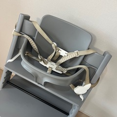 ストッケ トリップトラップ 子供椅子 木製 ハイチェア ベビーセット付 STOKKE TrippTrapp ベビーチェアの画像