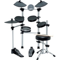 価格交渉可　メデリ 電子ドラム DD501J 約 1ヶ月使用 椅子・スティック付 動作良好の画像