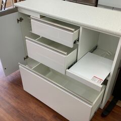 ニトリ　キッチンカウンター3段　アルミナ2　【トレファク東久留米店】の画像