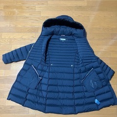 TOMMY HILFIGER 黒ロングダウンの画像