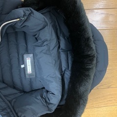 TOMMY HILFIGER 黒ロングダウンの画像