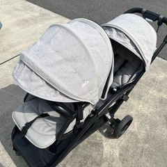 美品！2人乗りベビーカー　joie エヴァライトデュオ　1ヶ月〜15キロの画像