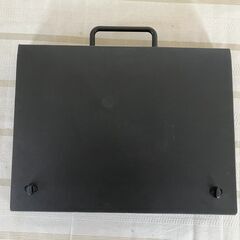 決まりました　キャリング（キャンパス）プラスチックケース　色：黒色の画像