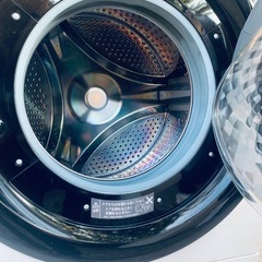 EJ5510番 SHARP ドラム式電気洗濯乾燥機 ES-S7E-WRの画像