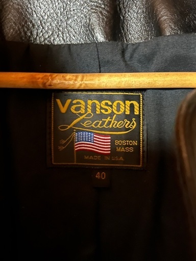 vanson RJV 40号（L相当）　黒×グレー