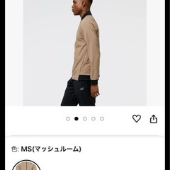 ニューバランス  ウエア　メンズ　ストレッチ　ジャケット 薄手  Sサイズの画像